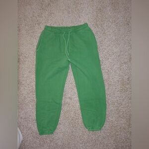 Elwood 100% organic cotton core collection green sweatpants orig $80
